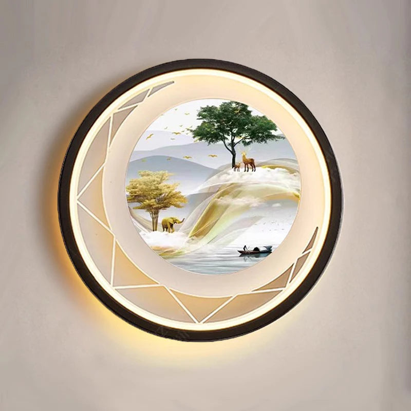 Dekorative Wandleuchte mit modernem, elegantem Design | ideal für Wohnzimmer, Schlafzimmer oder Flur